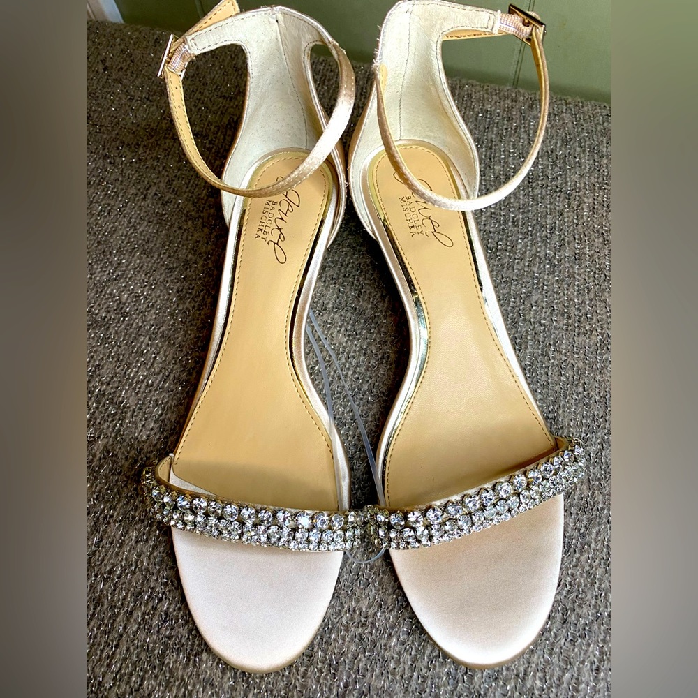 New Jewel Badgley Mischka Jeweled Shoes